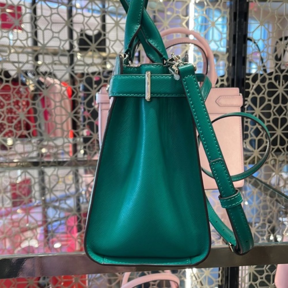 Kate Spade Staci Medium Satchel Green Bean - Picture 7 of 16